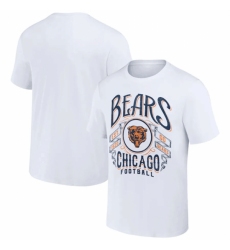 Men's Chicago Bears White X Darius Rucker Collection Vintage Football T Shirt