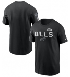 Men's Buffalo Bills Black 2026 Salute to Service Sideline Dri-FIT T-Shirt