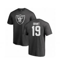 Football Oakland Raiders #19 Ryan Grant Ash One Color T-Shirt