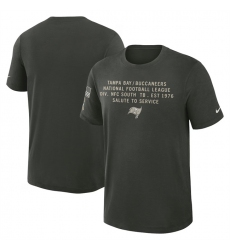 Men's Tampa Bay Buccaneers Dark Green 2025 Salute to Service Sideline Slub Dri-FIT T-Shirt