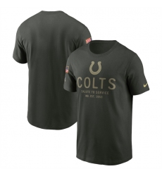Men's Indianapolis Colts Forest Green 2025 Salute to Service Sideline Primary Edge Dri-FIT T-Shirt