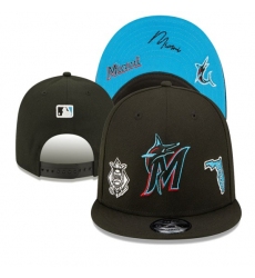 MLB Miami Marlins Stitched Snapback Hats 2025.3-02