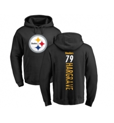 Football Pittsburgh Steelers #79 Javon Hargrave Black Backer Pullover Hoodie
