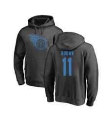 Football Tennessee Titans #11 A.J. Brown Ash One Color Pullover Hoodie