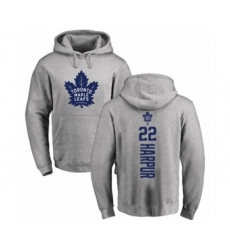 Hockey Toronto Maple Leafs #22 Ben Harpur Ash Backer Pullover Hoodie