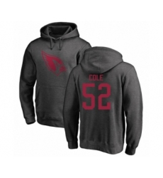 Football Arizona Cardinals #52 Mason Cole Ash One Color Pullover Hoodie
