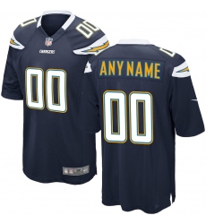 Men's Los Angeles Chargers Nike Navy Custom Game Jersey