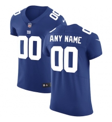 Men's New York Giants Nike Royal Vapor Untouchable Custom Elite Jersey