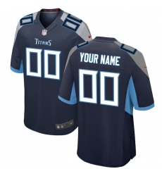 Men's Tennessee Titans Nike Navy 2018 Custom Game Jersey