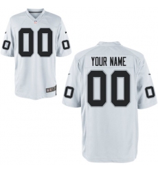 Nike Men's Oakland Raiders Customized Game White Jersey