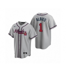 Men's Atlanta Braves #5 Freddie Freeman Nike Red 2020 Replica Alternate Jersey