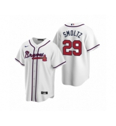 Youth Atlanta Braves #29 John Smoltz Nike White 2020 Replica Home Jersey