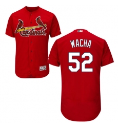 Men's Majestic St. Louis Cardinals #52 Michael Wacha Red Alternate Flex Base Authentic Collection MLB Jersey