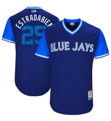 Men's Majestic Toronto Blue Jays #25 Marco Estrada 