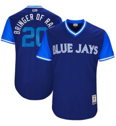 Men's Majestic Toronto Blue Jays #20 Josh Donaldson 