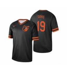 Youth Baltimore Orioles #19 Chris Davis Black Cooperstown Collection Legend Jersey