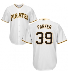 Youth Majestic Pittsburgh Pirates #39 Dave Parker Authentic White Home Cool Base MLB Jersey