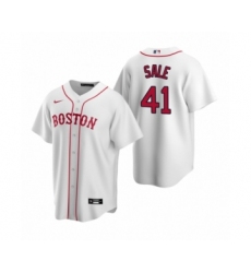 Men's Boston Red Sox #41 Chris Sale Nike White Replica Alternate Jersey