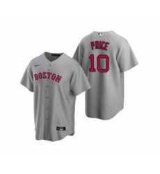 Women's Boston Red Sox #10 David Price Nike Gray Replica Road Jersey