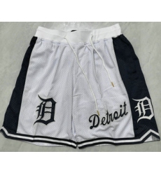 Men's Detroit Tigers White Just Don Shorts Shorts