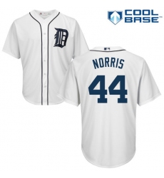 Youth Majestic Detroit Tigers #44 Daniel Norris Authentic White Home Cool Base MLB Jersey
