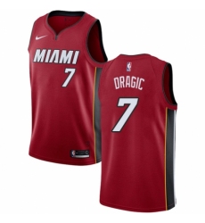 Youth Nike Miami Heat #7 Goran Dragic Swingman Red NBA Jersey Statement Edition