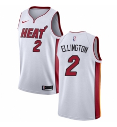 Women's Nike Miami Heat #2 Wayne Ellington Authentic NBA Jersey - Association Edition