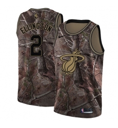 Women's Nike Miami Heat #2 Wayne Ellington Swingman Camo Realtree Collection NBA Jersey
