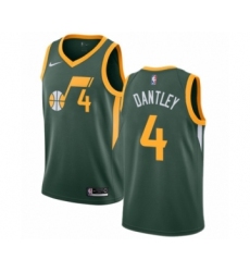 Women's Nike Utah Jazz #4 Adrian Dantley Green Swingman Jersey - Earned Edition