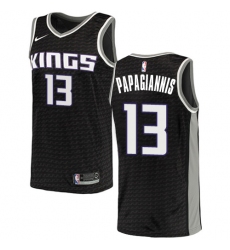 Men's Nike Sacramento Kings #13 Georgios Papagiannis Authentic Black NBA Jersey Statement Edition