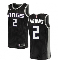 Men's Nike Sacramento Kings #2 Mitch Richmond Swingman Black NBA Jersey Statement Edition