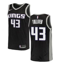 Women's Nike Sacramento Kings #43 Anthony Tolliver Swingman Black NBA Jersey Statement Edition