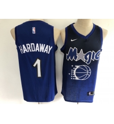 Men's Orlando Magic #1 Tracy Mcgrady Blue Salute To Service Basketbal Jersey