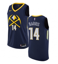 Women's Nike Denver Nuggets #14 Gary Harris Swingman Navy Blue NBA Jersey - City Edition