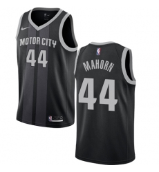 Youth Nike Detroit Pistons #44 Rick Mahorn Swingman Black NBA Jersey - City Edition