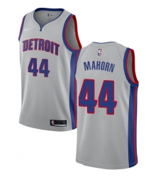 Youth Nike Detroit Pistons #44 Rick Mahorn Swingman Silver NBA Jersey Statement Edition