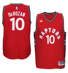 Youth Adidas Toronto Raptors #10 DeMar DeRozan Swingman Red NBA Jersey