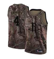Men's Nike Houston Rockets #4 Charles Barkley Swingman Camo Realtree Collection NBA Jersey