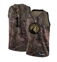 Men's Nike Minnesota Timberwolves #1 Tyus Jones Swingman Camo Realtree Collection NBA Jersey