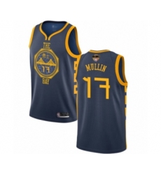 Youth Golden State Warriors #17 Chris Mullin Swingman Navy Blue Basketball 2019 Basketball Finals Bound Jersey - City Edition