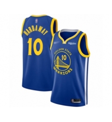 Youth Golden State Warriors #10 Tim Hardaway Swingman Royal Finished Basketball Jersey - Icon Edition