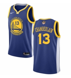 Youth Nike Golden State Warriors #13 Wilt Chamberlain Swingman Royal Blue Road 2018 NBA Finals Bound NBA Jersey - Icon Edition