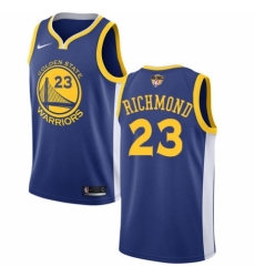 Youth Nike Golden State Warriors #23 Mitch Richmond Swingman Royal Blue Road 2018 NBA Finals Bound NBA Jersey - Icon Edition