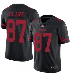 Youth Nike San Francisco 49ers #87 Dwight Clark Limited Black Rush Vapor Untouchable NFL Jersey
