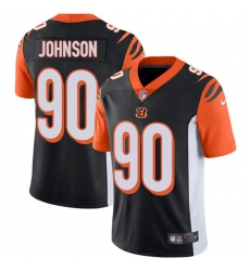 Men's Nike Cincinnati Bengals #90 Michael Johnson Vapor Untouchable Limited Black Team Color NFL Jersey