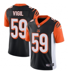 Youth Nike Cincinnati Bengals #59 Nick Vigil Vapor Untouchable Limited Black Team Color NFL Jersey
