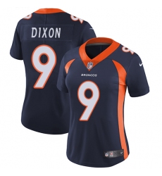 Women's Nike Denver Broncos #9 Riley Dixon Navy Blue Alternate Vapor Untouchable Limited Player NFL Jersey