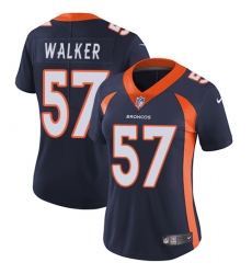 Women's Nike Denver Broncos #57 Demarcus Walker Navy Blue Alternate Vapor Untouchable Limited Player NFL Jersey