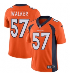 Youth Nike Denver Broncos #57 Demarcus Walker Orange Team Color Vapor Untouchable Limited Player NFL Jersey