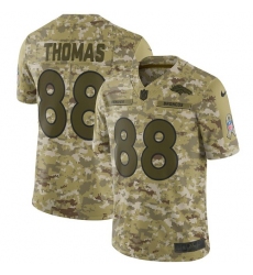 Youth Nike Denver Broncos #88 Demaryius Thomas Limited Camo 2018 Salute to Service NFL Jersey